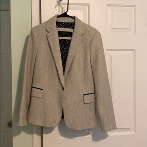 Zara wool blazer with patch elbow